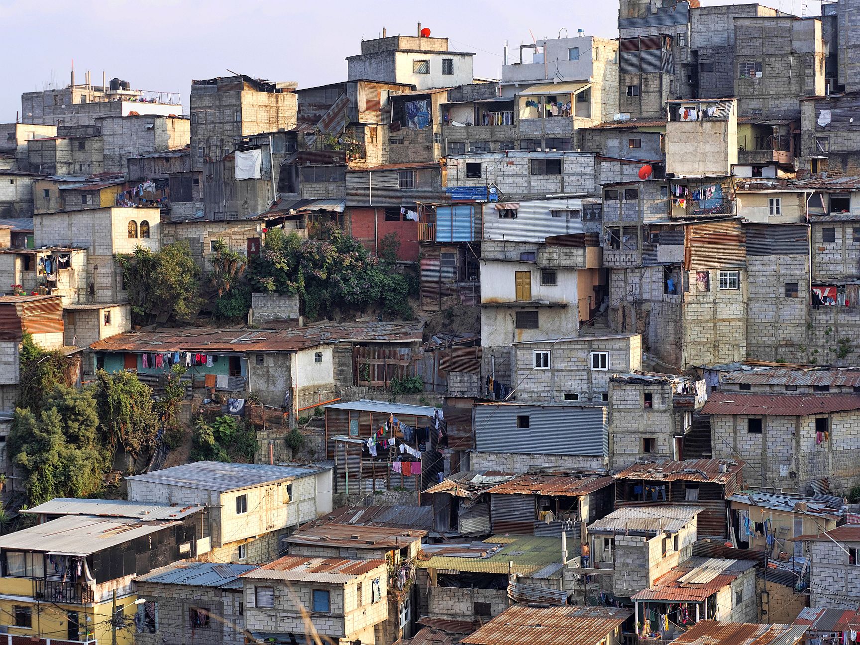 Slum in Guatemala City Slum in Guatemala City