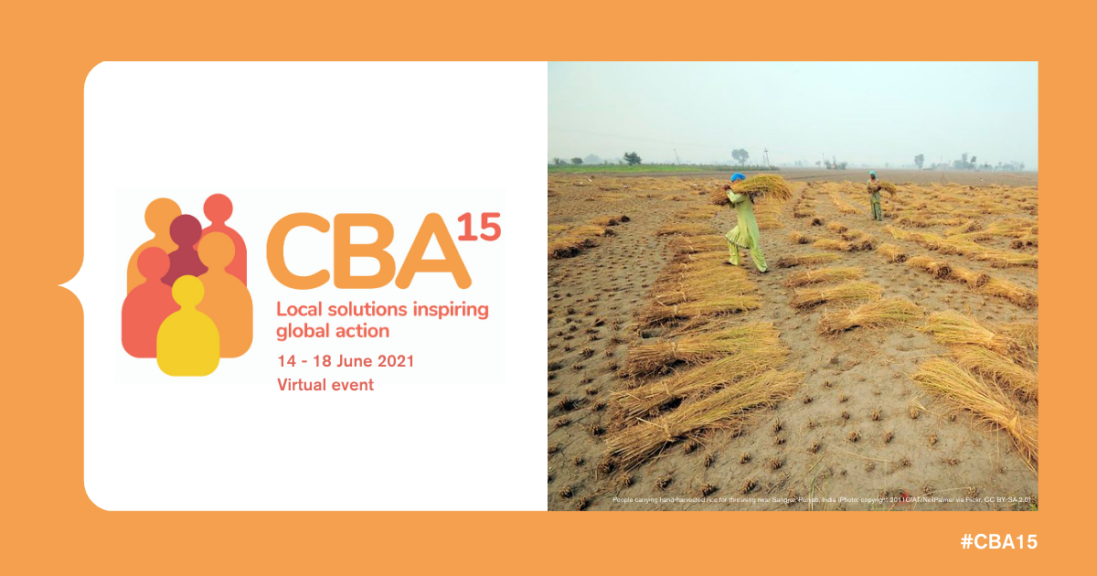 CBA15 conference on Climate Adaptation 2021