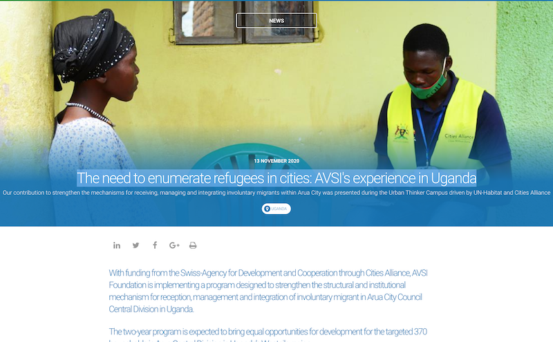 Pioneering Census of Urban Refugees in Arua, Uganda