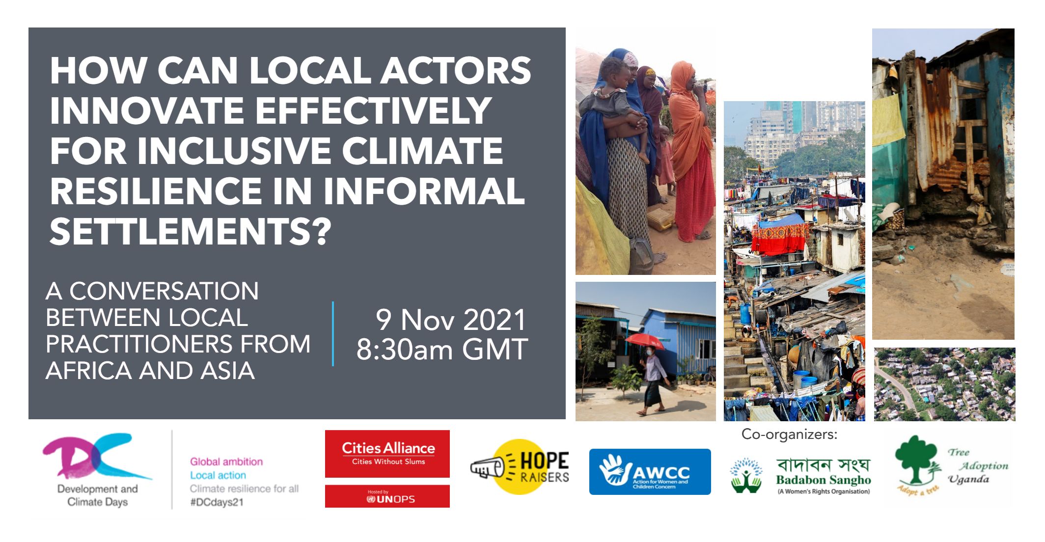 D&amp;C days Innovating for Climate Resilience in Informal Settlements flyer thumbnail