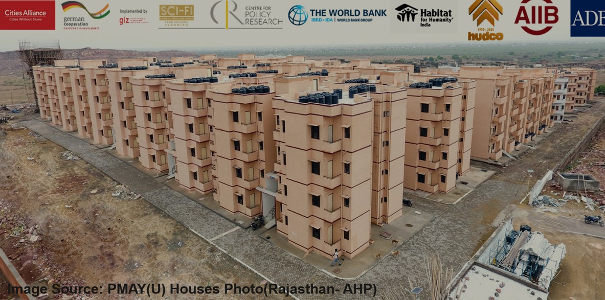 Policy Lab Series - flyer This picture depicts a new social housing building complex