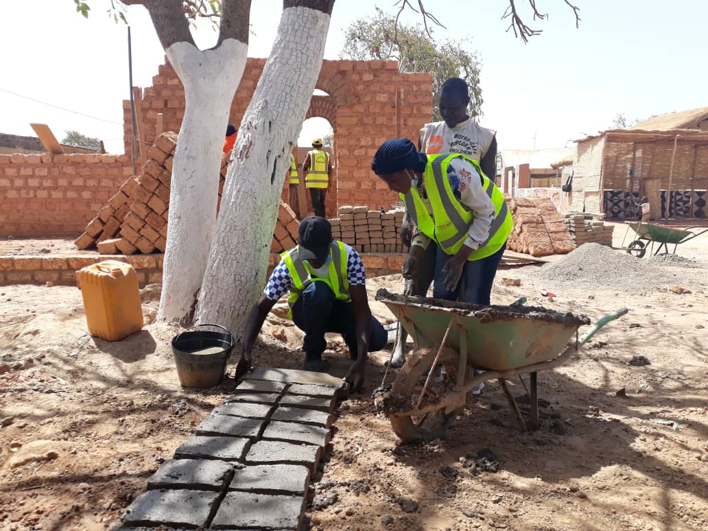 Worksite in Senegal. Photo: URBAsen