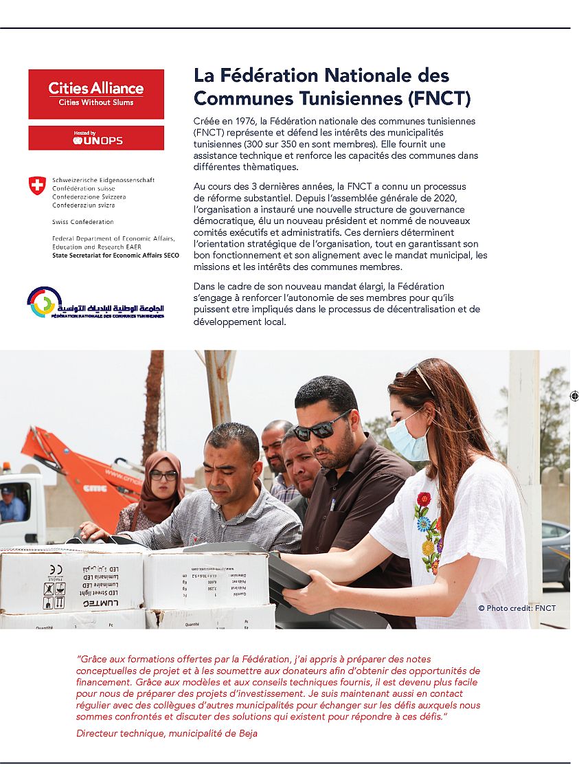 FNCT Tunisia, brochure FNCT Tunisia, brochure
