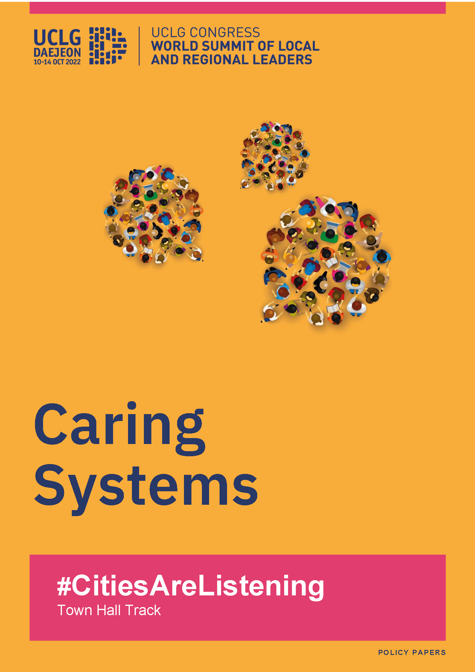 Policy paper Caring Systems_UCLG Congress 2022 cover Policy paper Caring Systems_UCLG Congress 2022 cover