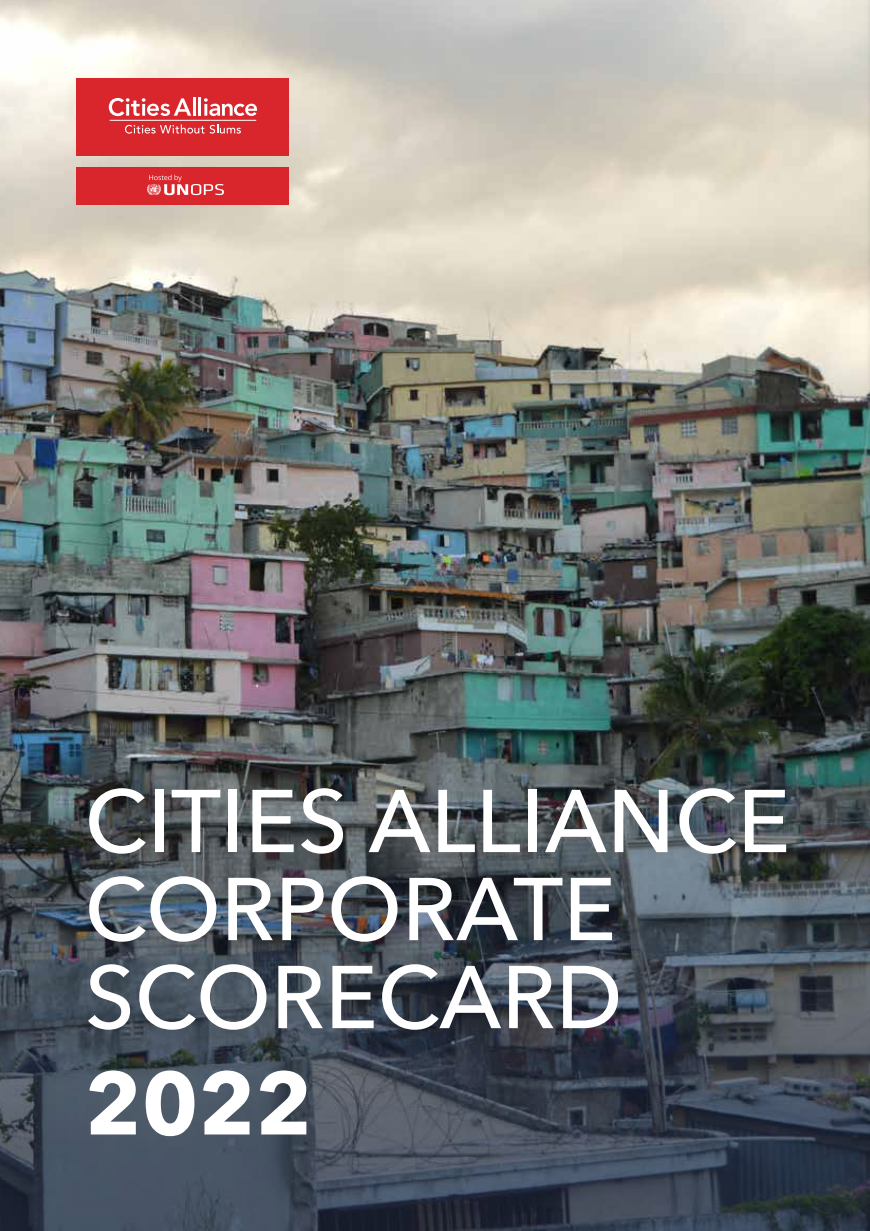 Cities Alliance Corporate Scorecard 2022