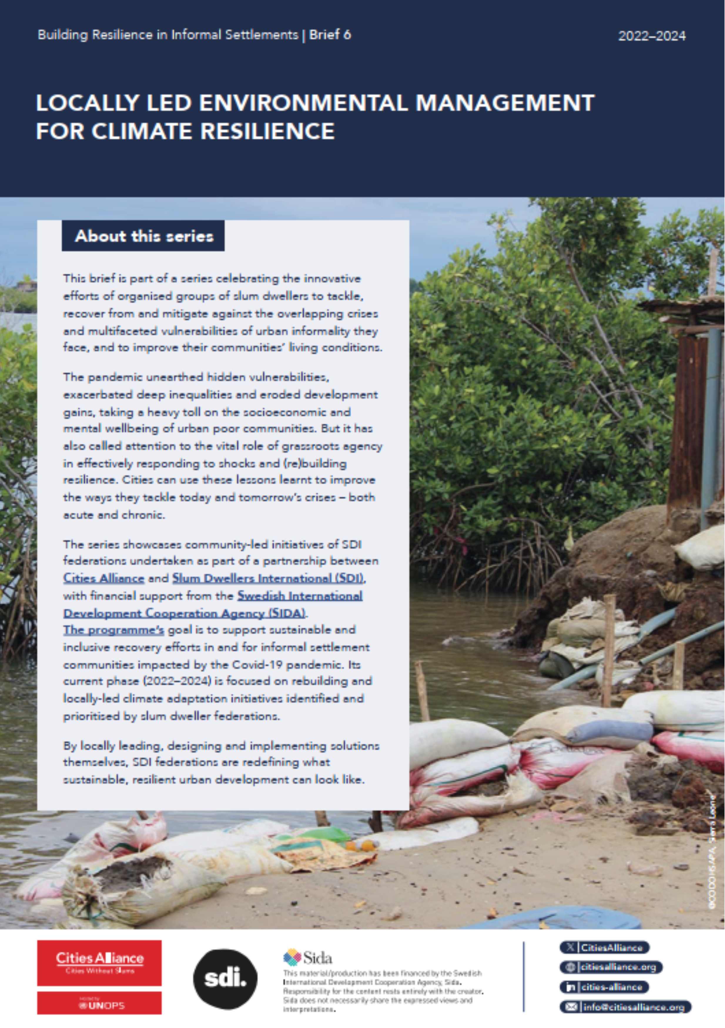 Locally Led Environmental Management for Climate Resilience_Brief 6 Locally Led Environmental Management for Climate Resilience