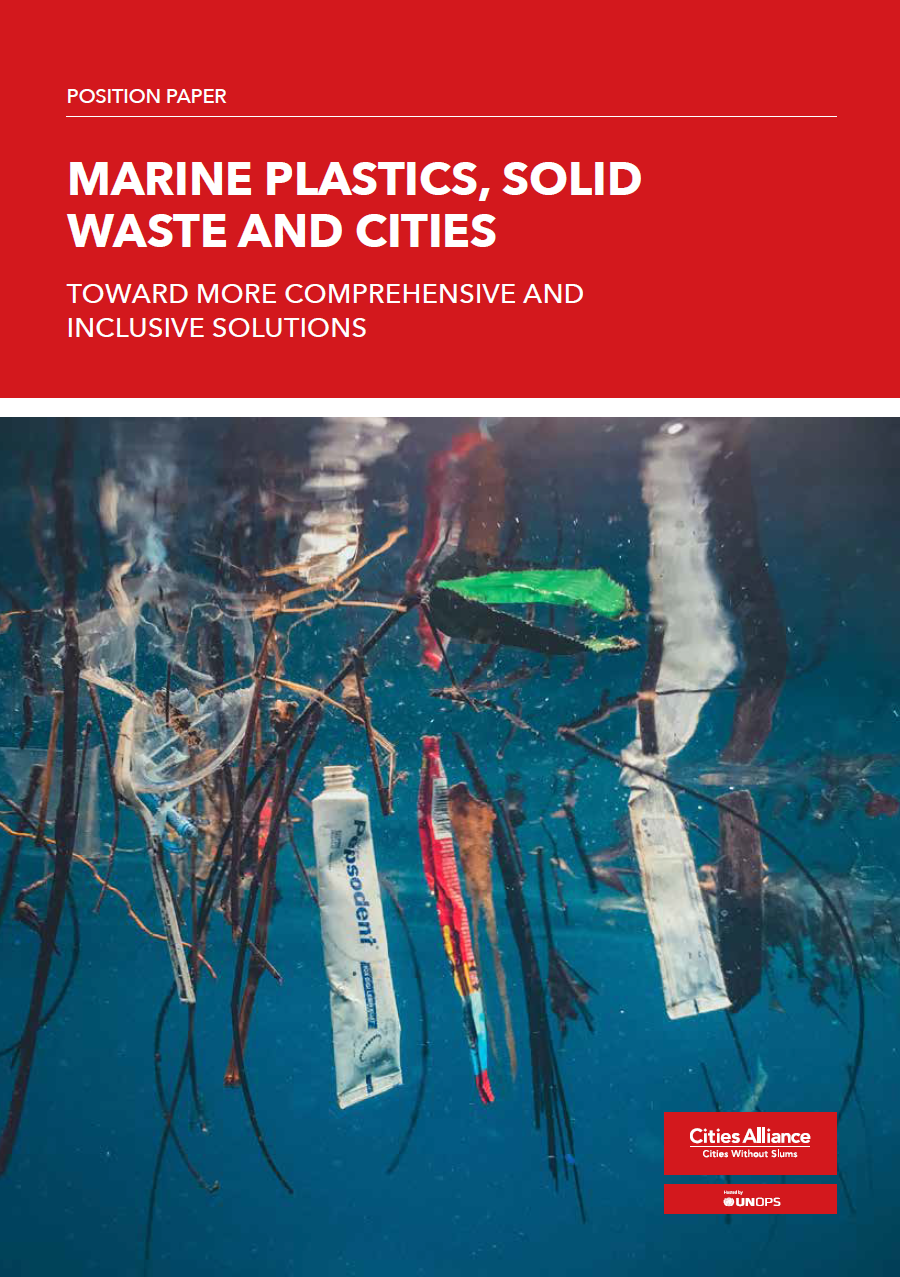 Marine Plastic Pollution paper, Cities Alliance - cover Marine Plastic Pollution paper, Cities Alliance - cover