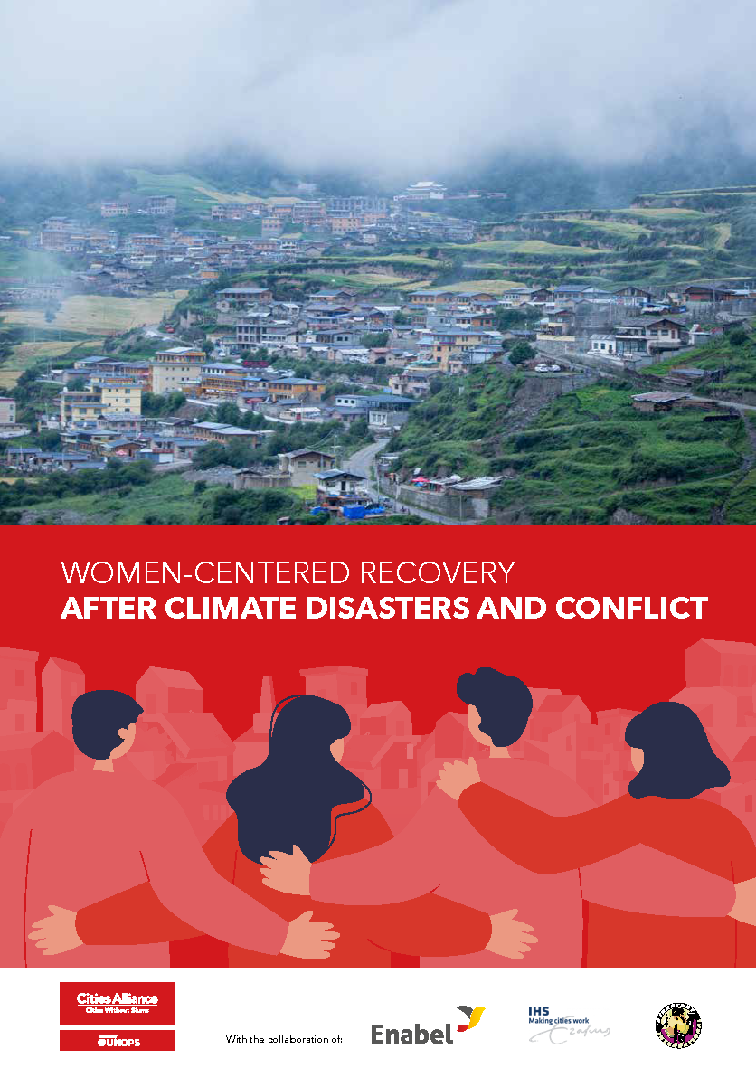 Cities Alliance, women-centered recovery report, cover Cities Alliance, women-centered recovery report, cover