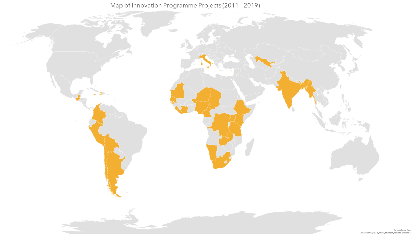 Map Grantees 2011-2019