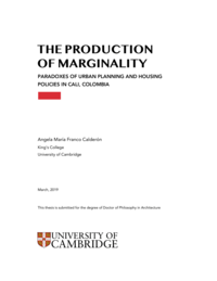 The Production of Marginality Angela Franco