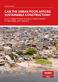 Cities Alliance - Can the Urban Poor Afford Sustainable Construction? cover