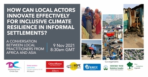 D&C days Innovating for Climate Resilience in Informal Settlements flyer thumbnail D&C days Innovating for Climate Resilience in Informal Settlements flyer thumbnail