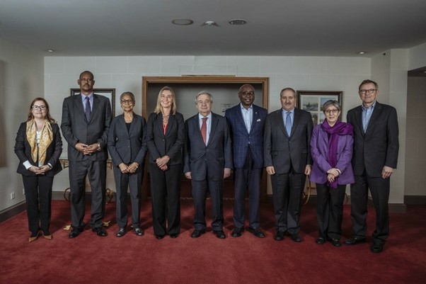 Members of the High Level Panel on Internal Displacement. Photo: UNHCR