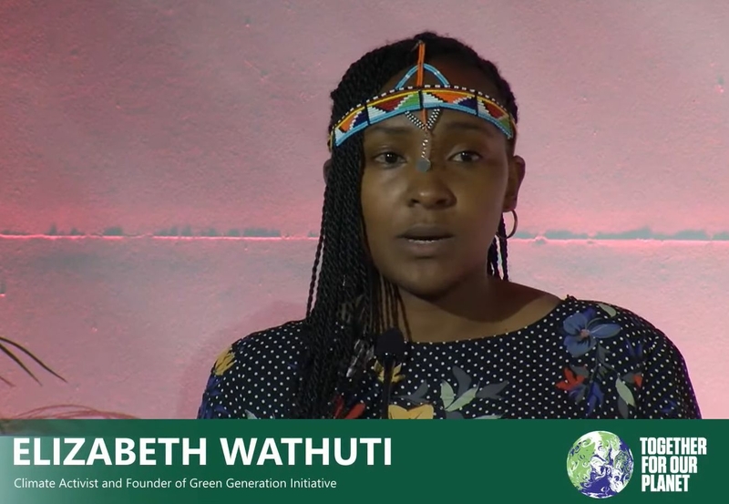 Youth activist Elizabeth Wathuti at COP26 Cities for Children event coorganized by Cities Alliance. Youth activist Elizabeth Wathuti at COP26 Cities for Children event coorganized by Cities Alliance.