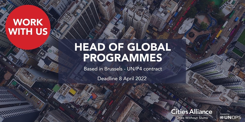 We are hiring: Head of Global Programmes 2022