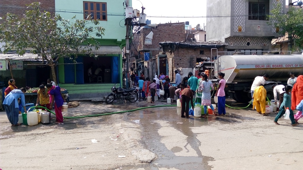 Safeda settlement in Delhi. Safeda settlement in Delhi.