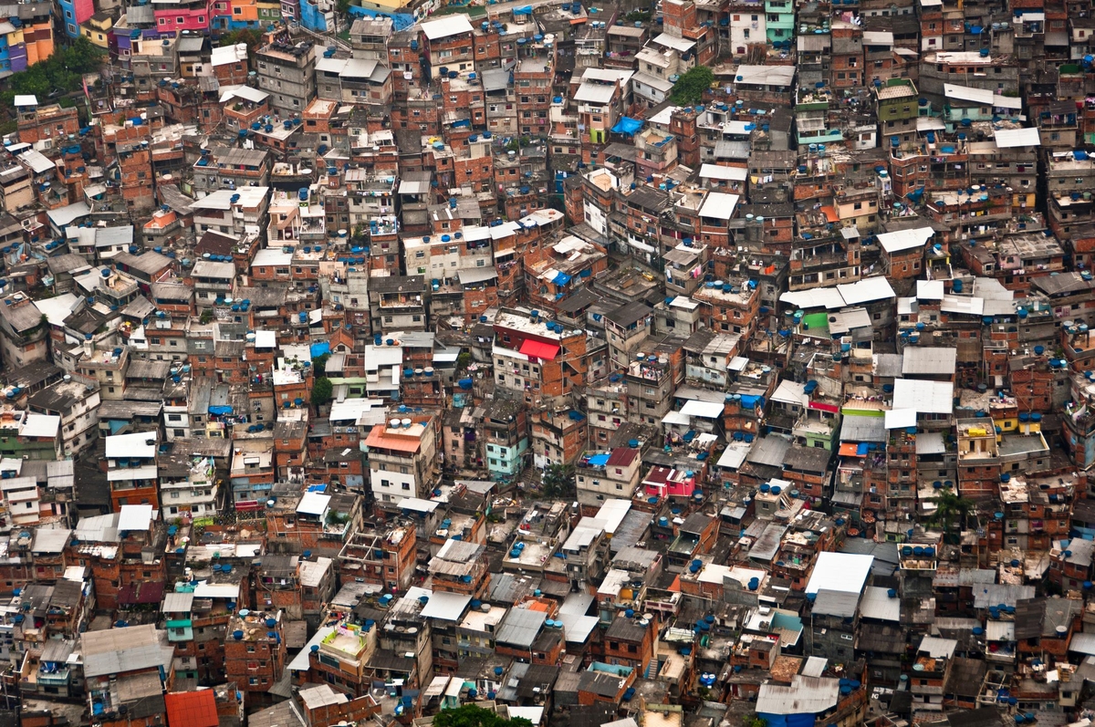 Slum Rocinha, Rio de Janeiro, Brazil