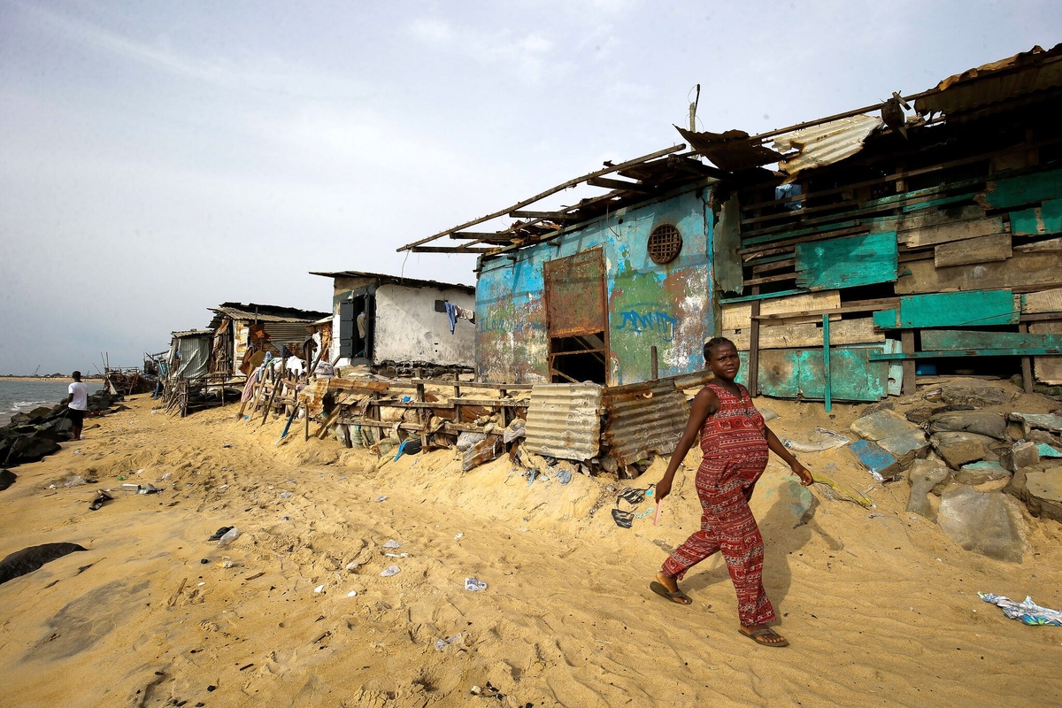 Women in West Point, Monrovia, Liberia