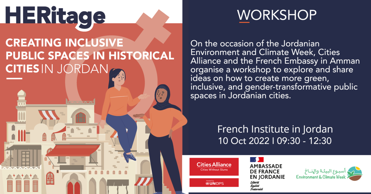 Workshop Cities for Women Jordan flyer