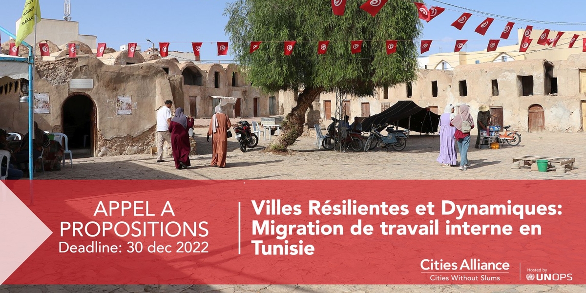 Cities Alliance Call for Proposals - Migration, Tunisia, 2022 Cities Alliance Call for Proposals - Migration, Tunisia, 2022