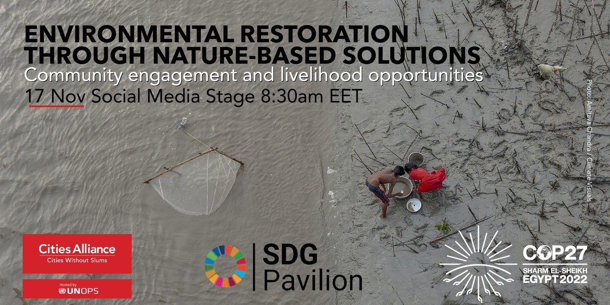 COP27 Nature based solutions SDG Pavilion 171122 flyer