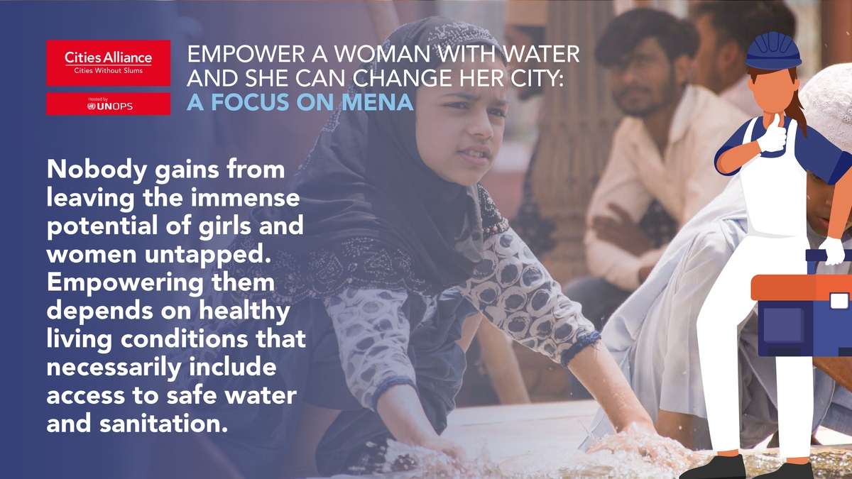 empower a woman with water and she can change her city 