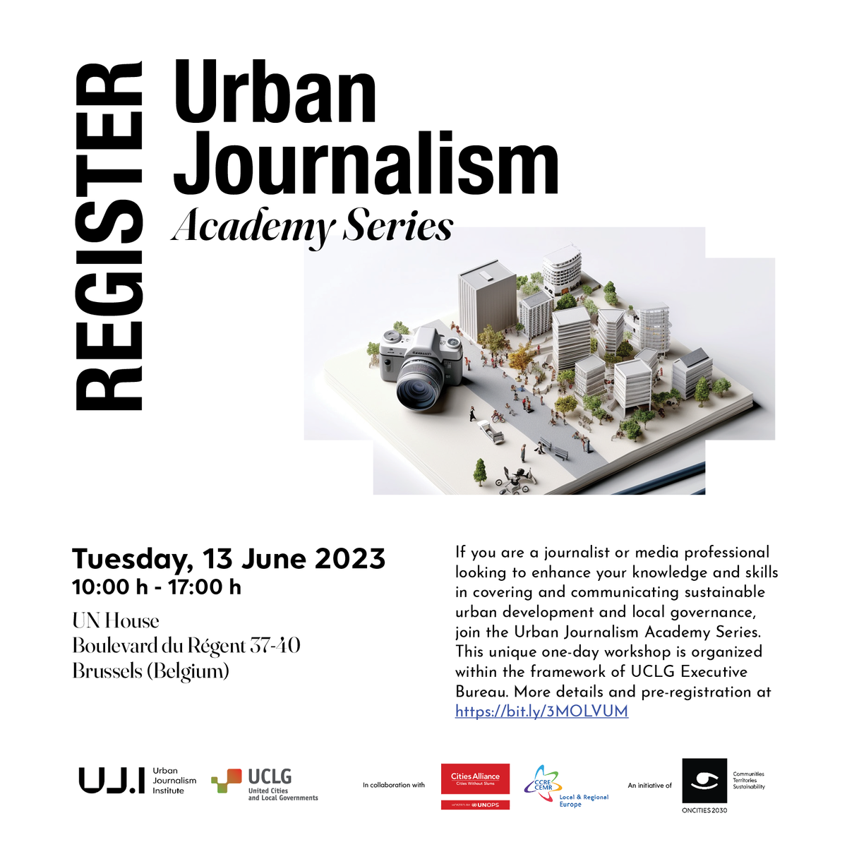 Urban Journalism Academy flyer 