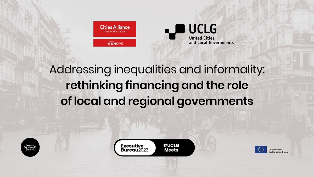 UCLG -Cities Alliance event. Brussels Urban Summit 2023 flyer UCLG -Cities Alliance event. Brussels Urban Summit 2023 flyer