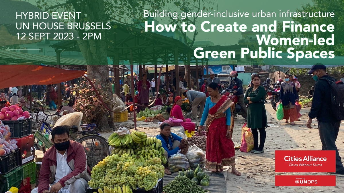 Cities Alliance, Financing Women-led public spaces and infrastructure, flyer Cities Alliance, Financing Women-led public spaces and infrastructure, flyer