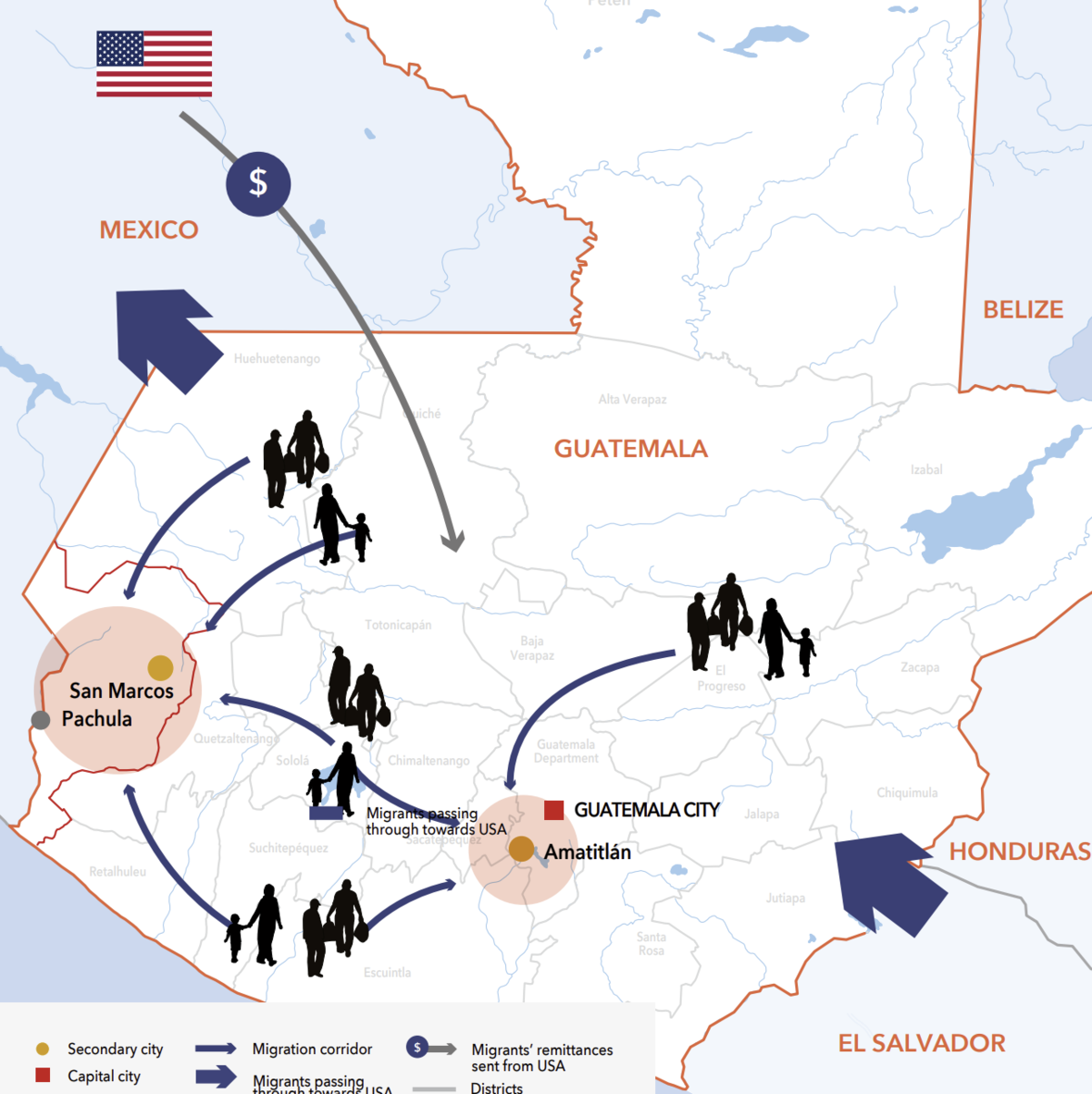 map of guatemala