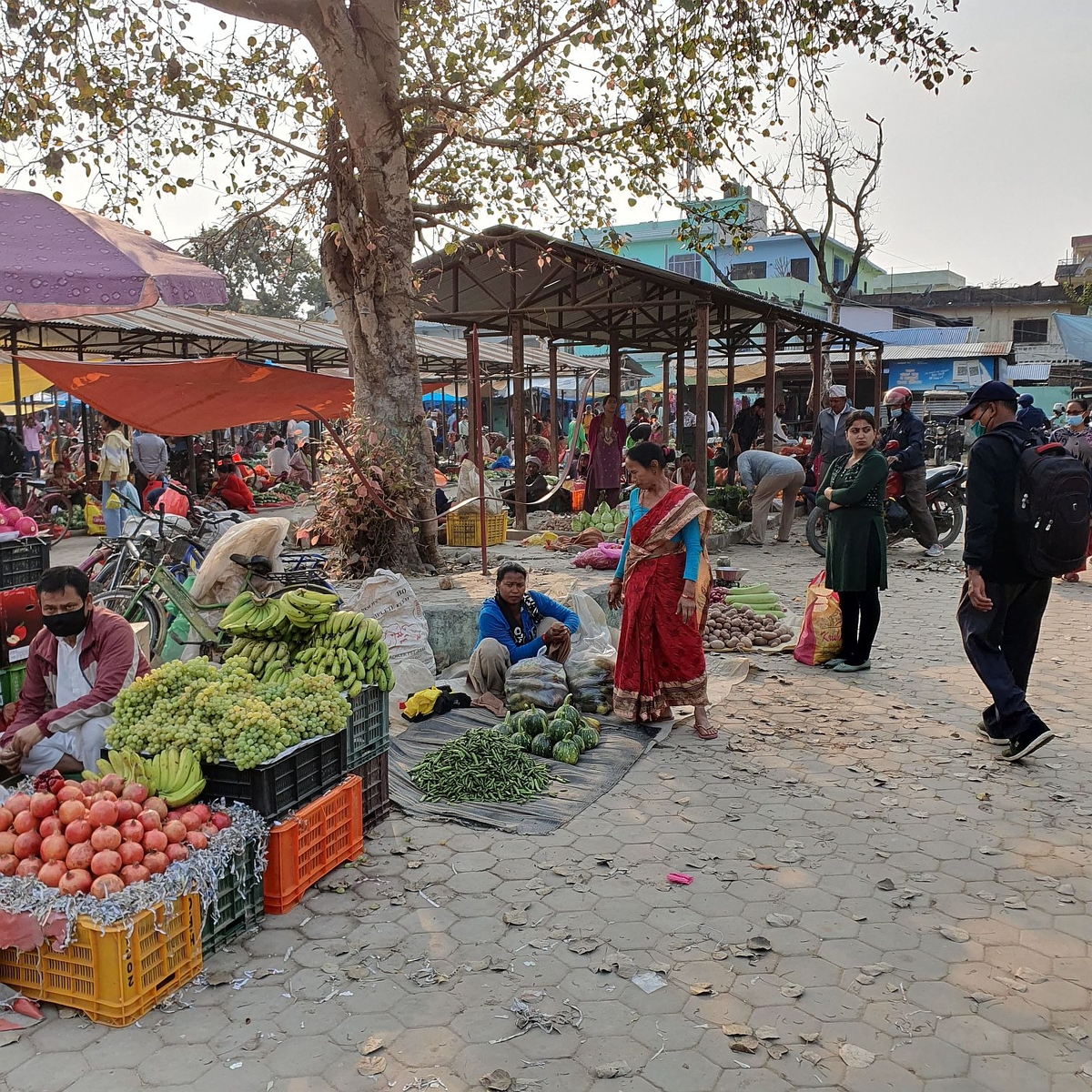 Market in Nepal Market in Nepal