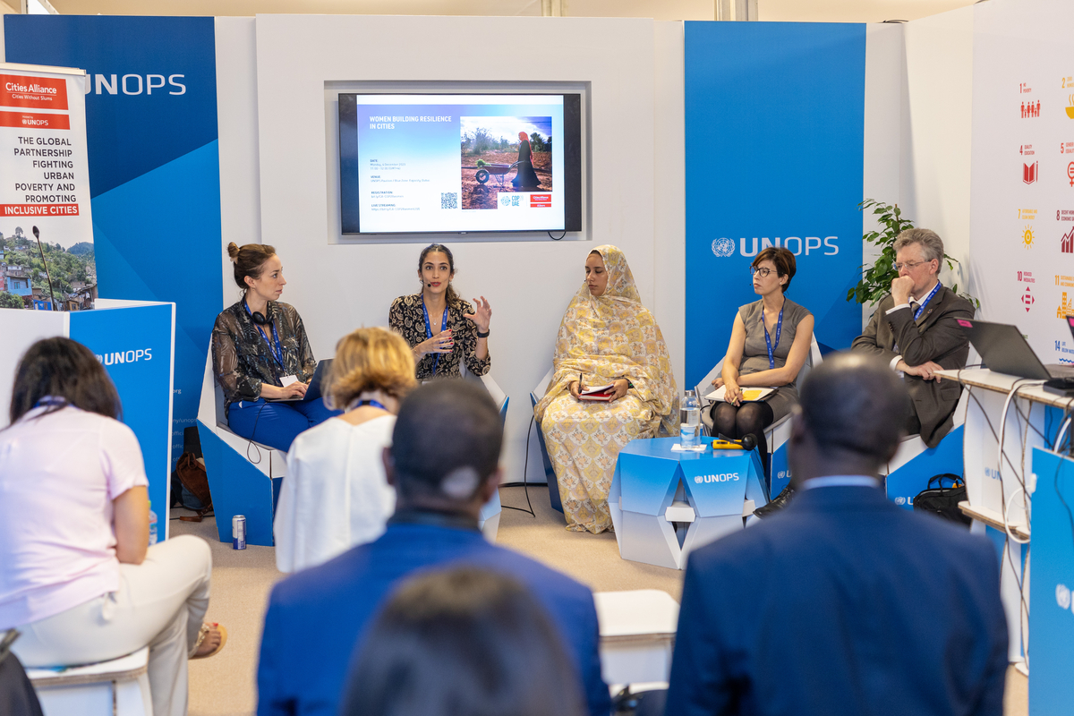 COP28 Gender_Panel and Audience. Photo: UNOPS COP28 Gender_Panel and Audience. Photo: UNOPS