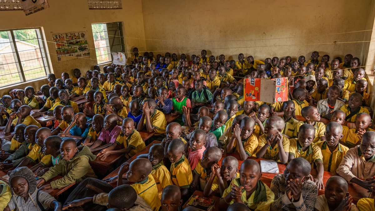 Classroom in Koboko, Uganda