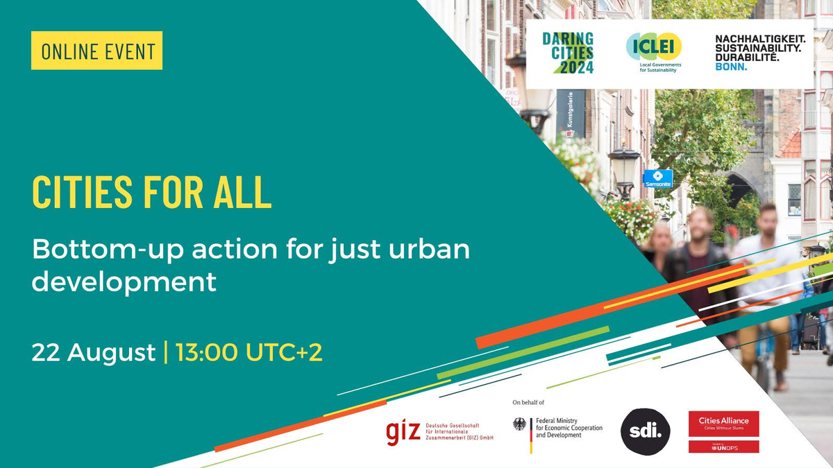 Global Peer Learning Series, GIZ-Cities Alliance. Cities for All, flyer 3 Global Peer Learning Series, GIZ-Cities Alliance. Cities for All, flyer 3