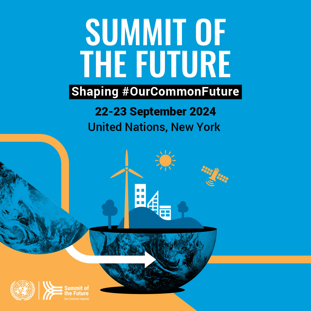 Summit of the Future, save the date flyer Summit of the Future, save the date flyer