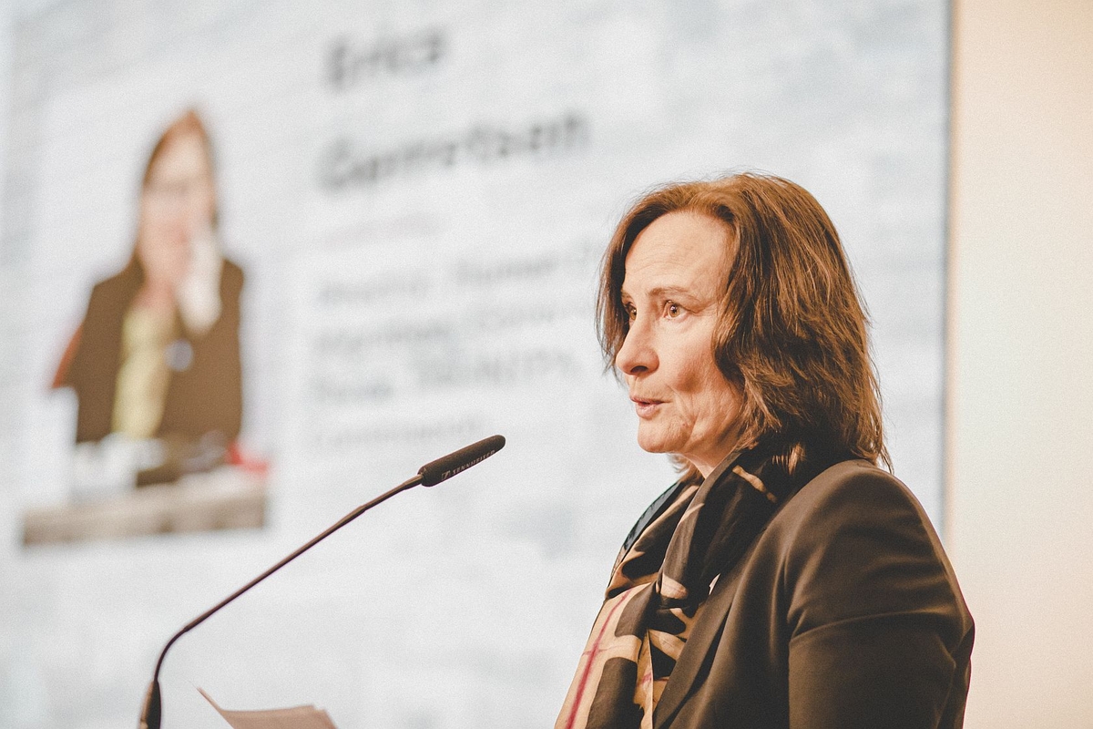 Urban Fragility conference 2025 - Erica Gerretsen. Photo: Tomasz Cibulla Urban Fragility conference 2025 - Erica Gerretsen. Photo: Tomasz Cibulla