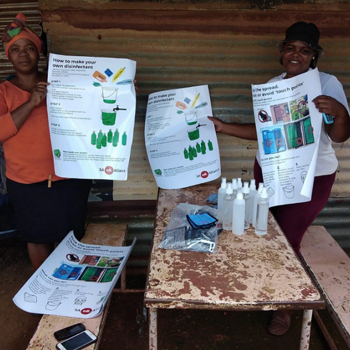 PPE Distribtion in Gauteng, South Africa (Community Organisation Resource Centre).