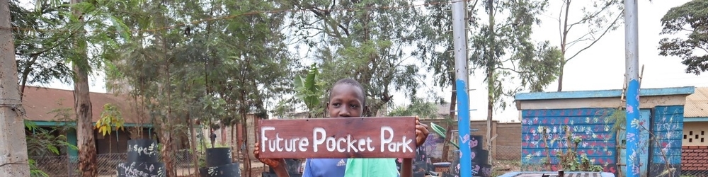Child in a Carbon Sink Pocket Park created by Hope raisers in Kenya. Photo: Hope Raisers Child in a Carbon Sink Pocket Park created by Hope raisers in Kenya. Photo: Hope Raisers