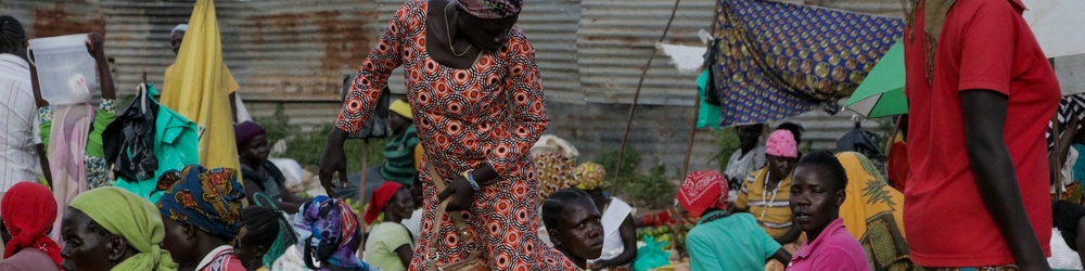 Woman in market
