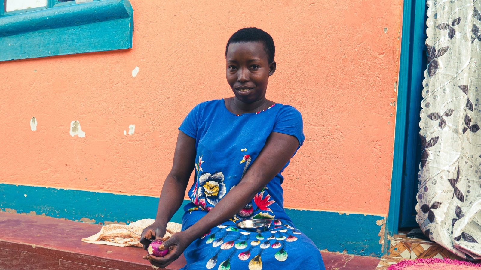 Refugee girl, Arua, Uganda